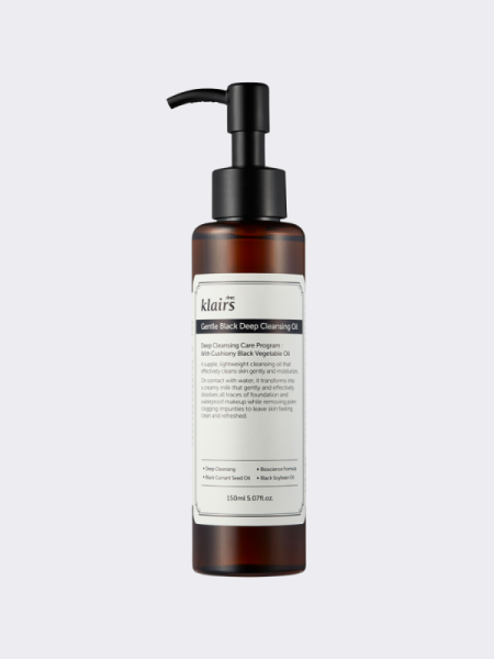Гидрофильное масло Dear, Klairs Gentle Black Deep Cleansing Oil Гидрофильное масло Dear, Klairs Gentle Black Deep Cleansing Oil