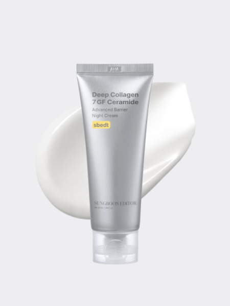 Ночной восстанавливающий крем с керамидами и ретинолом Sungboon Editor Deep Collagen 7GF Ceramide Advanced Barrier Night Cream