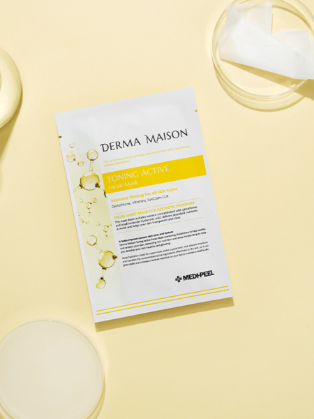 Витаминная тканевая маска для лица MEDI-PEEL Derma Maison Toning Active Facial Витаминная тканевая маска для лица MEDI-PEEL Derma Maison Toning Active Facial