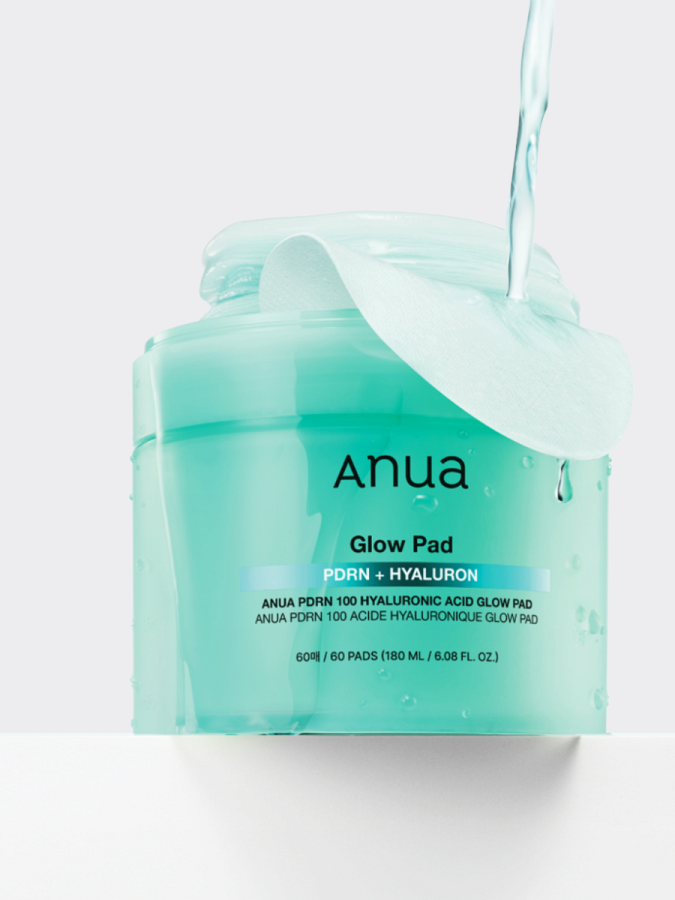 Увлажняющие тонер-пэды с ПДРН и гиалуроновой кислотой ANUA PDRN Hyaluronic Acid Glow Pad