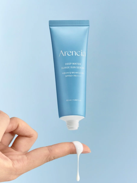 Укрепляющая солнцезащитная сыворотка ПДРН Arencia Deep Water Surge Sun Serum