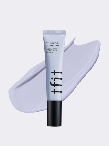 Тонирующая база под макияж TFIT Cotton Veil Makeup Base 02 Lively Purple