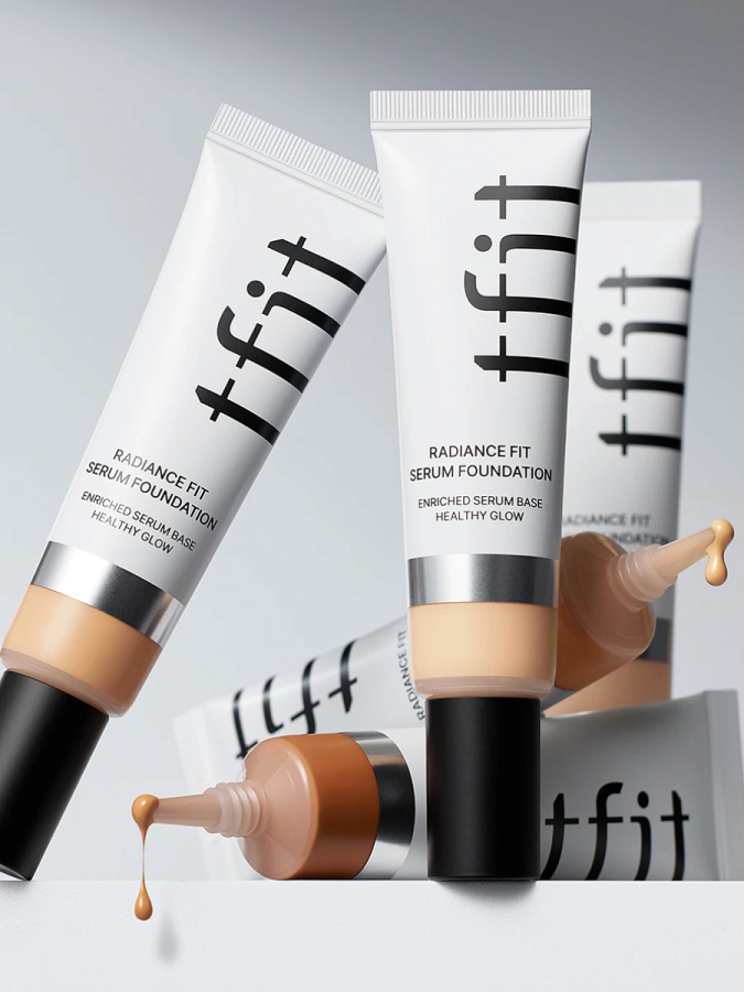 Увлажняющий тональный флюид TFIT Radiance Fit Serum Foundation C01 Porcelain