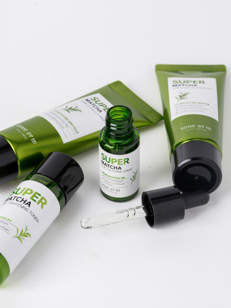 Набор миниатюр для сужения пор с чаем матча Some By Mi Super Matcha Pore Care Starter Kit Набор миниатюр для сужения пор с чаем матча Some By Mi Super Matcha Pore Care Starter Kit