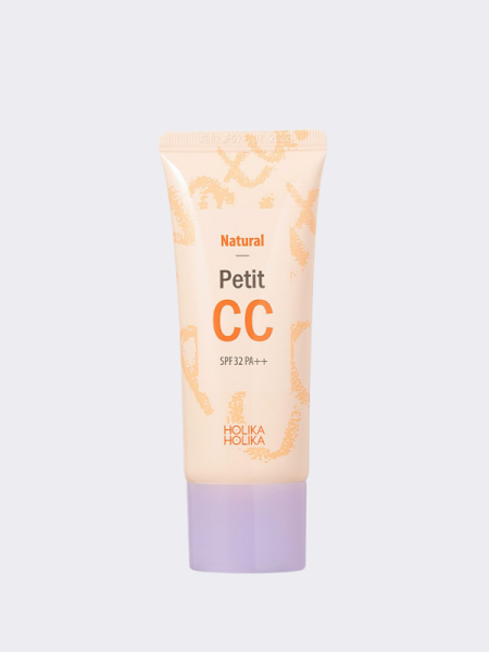 СС-крем для лица, теплый подтон Holika Holika Natural Petit CC SPF 32 PA++