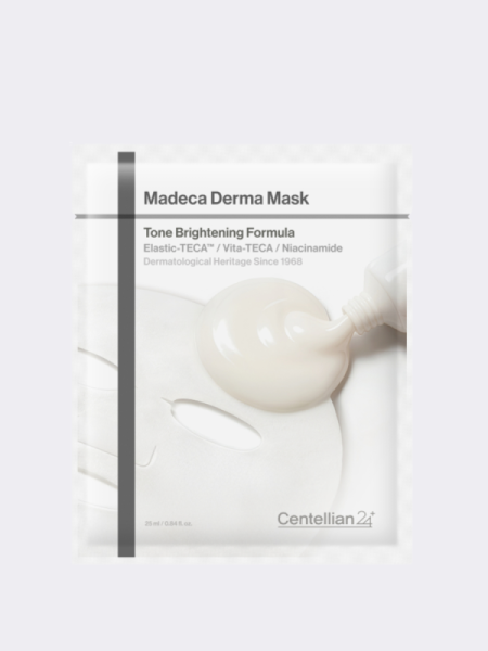 Тканевая маска для сияния и ровного тона Centellian24 Madeca Derma Mask III Brightening Formula