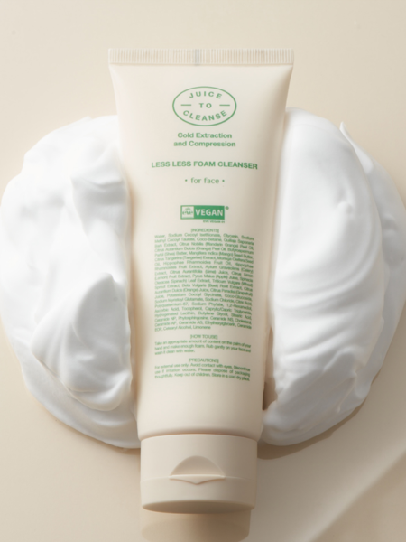 Балансирующая пенка для умывания с растительными экстрактами Juice To Cleanse Less Foam Cleanse Балансирующая пенка для умывания с растительными экстрактами Juice To Cleanse Less Foam Cleanse
