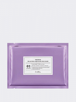 Восстанавливающая тканевая маска для лица со скваланом Dr.Althea Premium Squalane Silk Mask