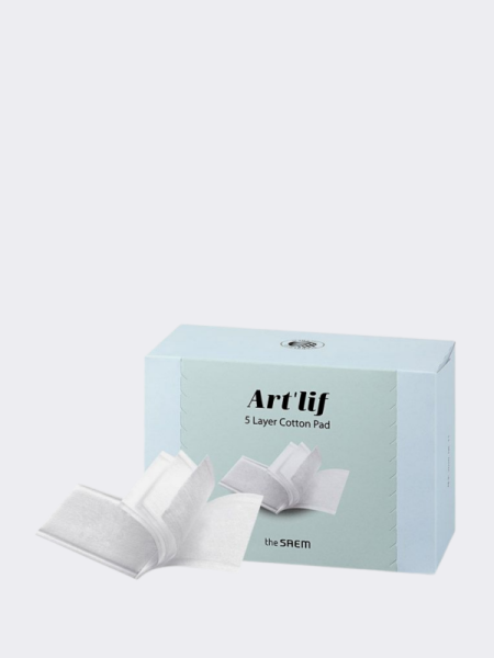 5-слойные хлопковые пэды THE SAEM Art'Lif 5 Layer Cotton Pad 5-слойные хлопковые пэды THE SAEM Art'Lif 5 Layer Cotton Pad