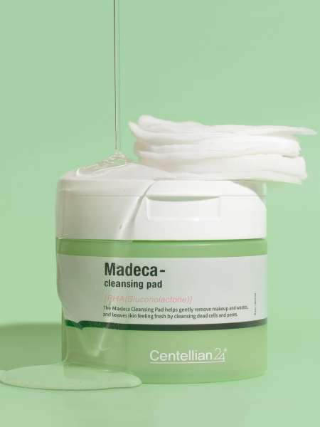 Отшелушивающие тонер-пэды с РНА-кислотой Centellian24 Madeca PHA Cleansing Pad