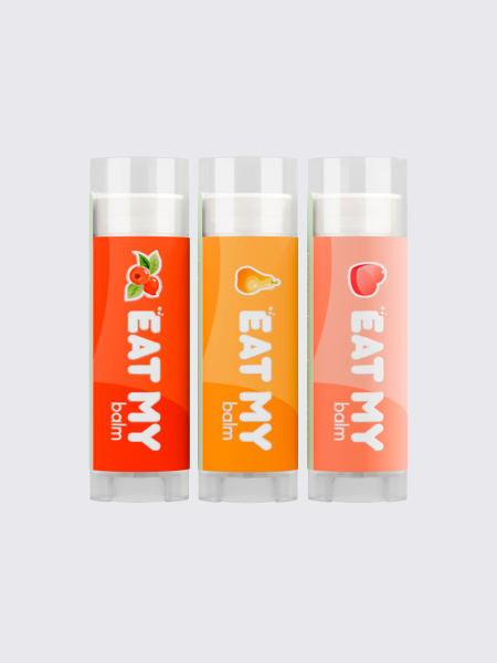 Набор бальзамов для губ "Леденцовый микс" EAT MY BALM Candy Balm Trio