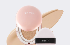 МИНИ Тональный кушон со стойким матовым финишем TIRTIR Mask Fit All-Cover Cushion 21N Ivory