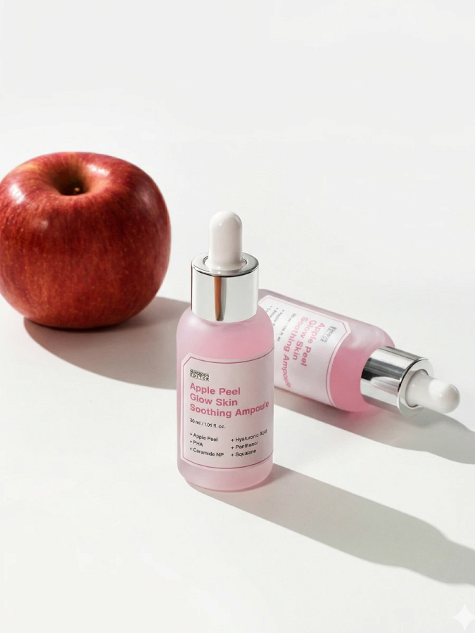 Отшелушивающая ампульная сыворотка с экстрактом яблока Sungboon Editor Apple Peel Glow Skin Soothing Ampoule