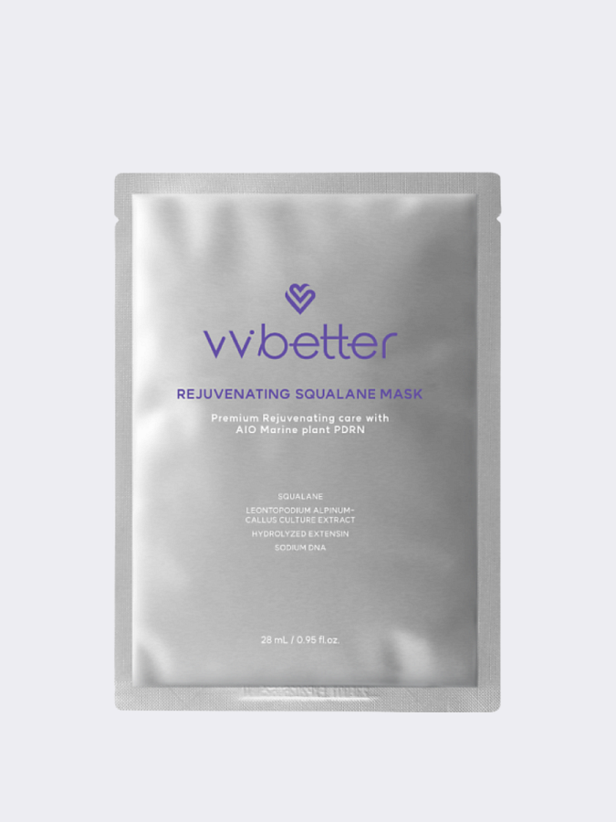 Восстанавливающая тканевая маска со скваланом и ПДРН VVBETTER Rejuvenating Squalane Mask