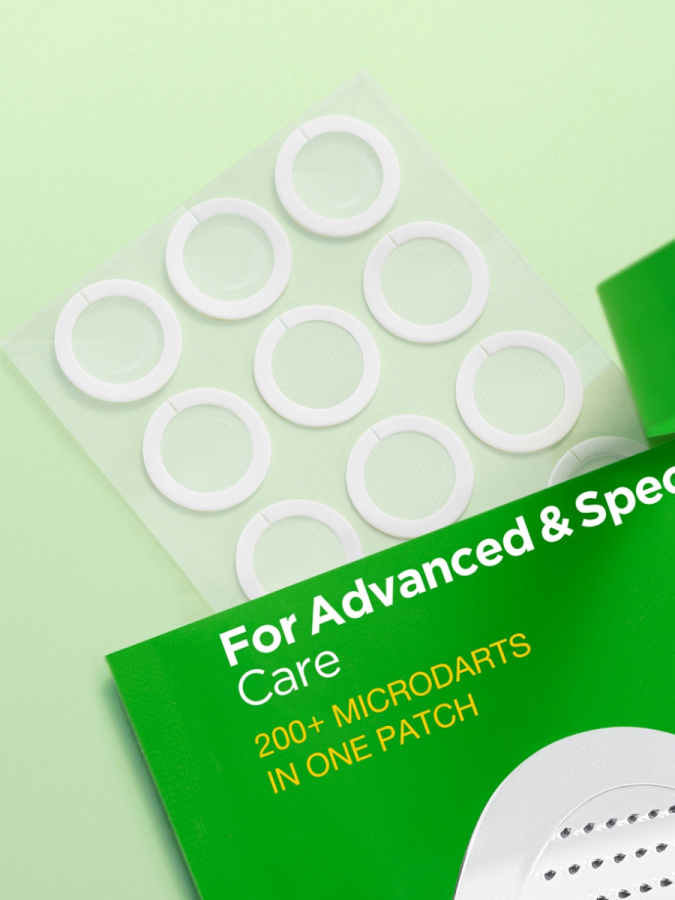 Патчи против воспалений с микроиглами ANUA Triple Acid Spot Care Microdart Patch 12EA