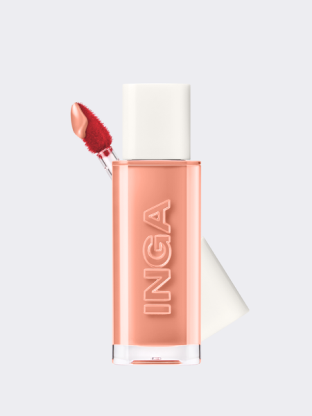 Стойкий глянцевый тинт для губ INGA Water Glow Lip Tint Bare Peach Стойкий глянцевый тинт для губ INGA Water Glow Lip Tint Bare Peach