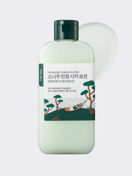 Противовоспалительный лосьон-эмульсия для мужчин с экстрактом сосны Round Lab For Men Pine Calming Cica Lotion