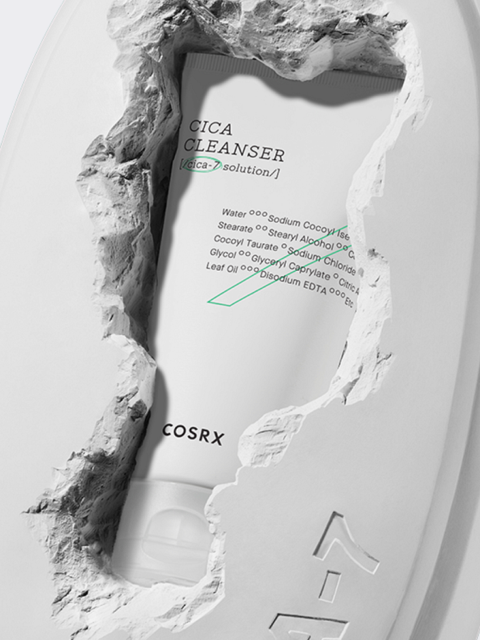 Мягкая пенка для чувствительной кожи Cosrx Pure Fit Cica Cleanser