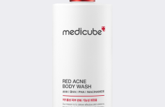 Противовоспалительный гель для душа с комплексом кислот Medicube Red Acne Body Wash 2.0