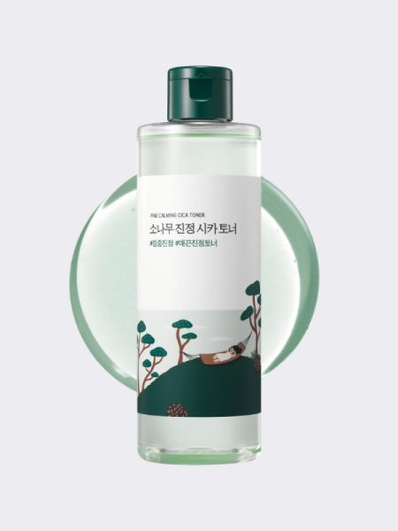 Противовоспалительный тонер для лица с экстрактом сосны и центеллы Round Lab Pine Calming Cica Toner