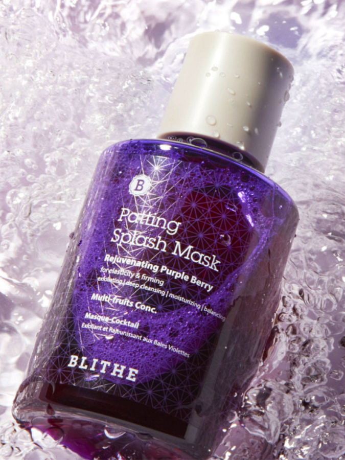 Обновляющая жидкая маска с ягодными экстрактами Blithe Rejuvenating Purple Berry Splash Mask