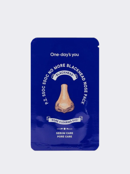 Полоска для очищения сальных нитей на носу One-Day's You P.Z Ssoc Ssoc No More Blackhead Nose Pack Полоска для очищения сальных нитей на носу One-Day's You P.Z Ssoc Ssoc No More Blackhead Nose Pack