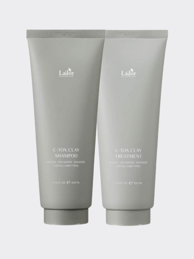 Набор для ухода за волосами с глиной La’dor C-Tox Clay Shampoo + Treatment