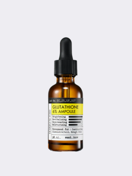 Осветляющая сыворотка с глутатионом Derma Factory Glutathione 6% Ampoule
