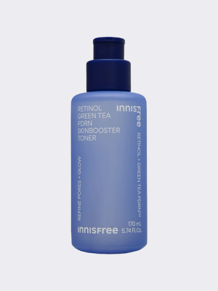 Укрепляющий тонер-бустер с ретинолом и ПДРН Innisfree Retinol Green Tea Pdrn Toner Укрепляющий тонер-бустер с ретинолом и ПДРН Innisfree Retinol Green Tea Pdrn Toner