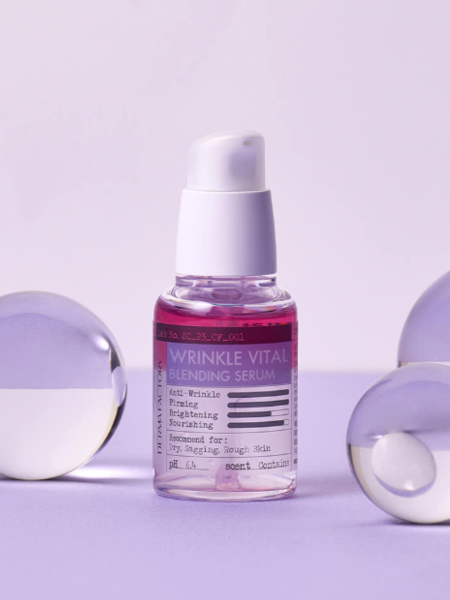 Двухфазная разглаживающая сыворотка с коллагеном Derma Factory Wrinkle Vital Blending Serum