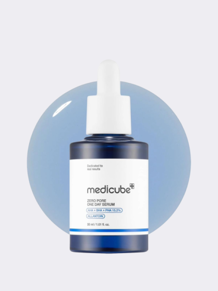 Себорегулирующая сыворотка для сужения пор с комплексом кислот Medicube Zero Pore One Day Serum