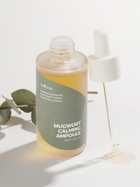 Успокаивающая ампульная сыворотка с экстрактом полыни IsNtree Mugwort Calming Ampoule Успокаивающая ампульная сыворотка с экстрактом полыни IsNtree Mugwort Calming Ampoule