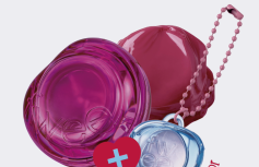 Набор: Оттеночное желе для губ и щёк + брелок fwee Lip&Cheek Glowy Jelly Pot JM01 Compote Keyring Set