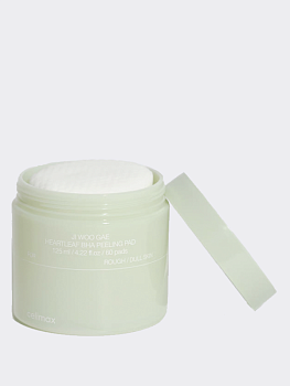 Отшелушивающие тонер-пэды с экстрактом хауттюйнии Celimax Ji Woo Gae Heartleaf BHA Peeling Pad