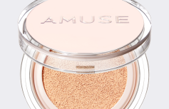 Тональный кушон с нейтральным финишем AMUSE Skin Tune Vegan Cover Cushion SPF 45 PA+++ 1.5 Neutral Tune