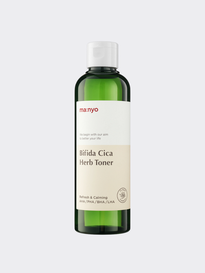 Очищающий тоник для чувствительной кожи MA:NYO Bifida Cica Herb Toner