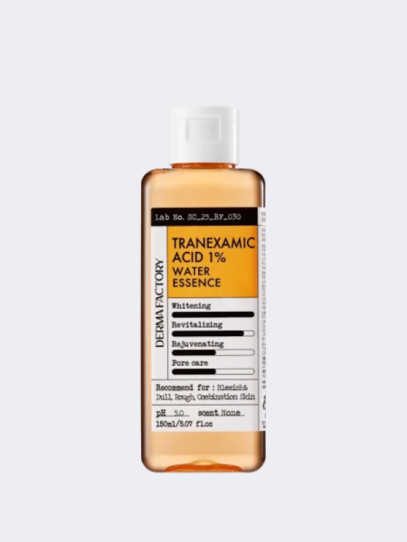 Осветляющий тонер для лица с транексамовой кислотой Derma Factory Tranexamic Acid 1% Water Essence