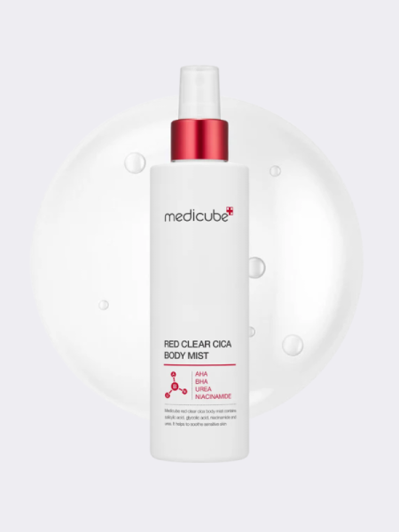 Противовоспалительный спрей для тела с кислотами Medicube Red Clear Cica Body Mist