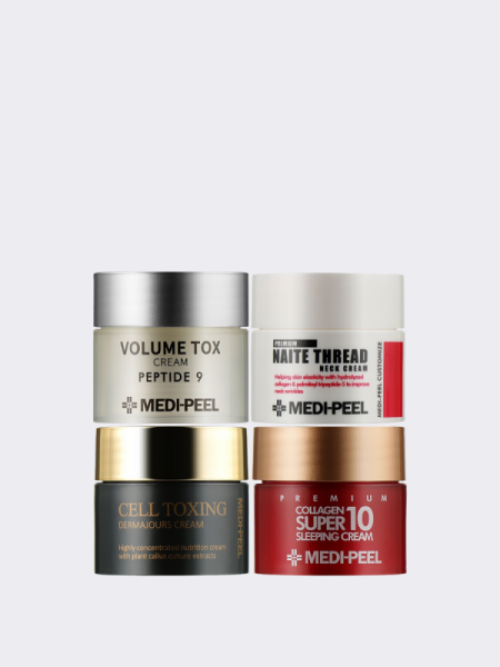 Набор миниатюр кремов для восстановления кожи лица и декольте MEDI-PEEL Signature Cream Trial Kit Набор миниатюр кремов для восстановления кожи лица и декольте MEDI-PEEL Signature Cream Trial Kit