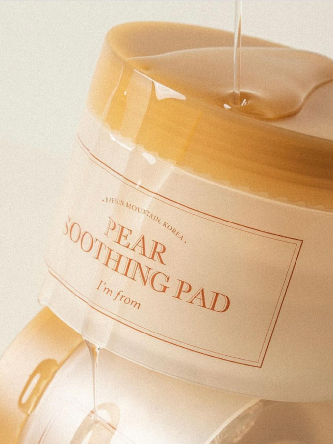 Охлаждающие и успокаивающие тонер-пэды I'm from Pear Soothing Pad