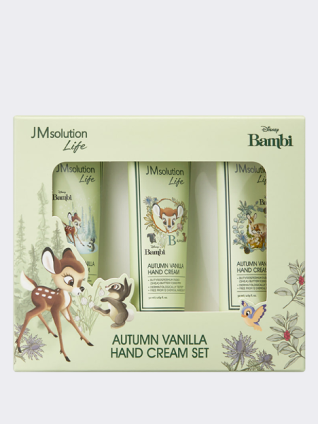 Подарочный набор кремов для рук с ароматом ванили JMSolution Life Disney Autumn Vanilla Hand Cream Set Подарочный набор кремов для рук с ароматом ванили JMSolution Life Disney Autumn Vanilla Hand Cream Set