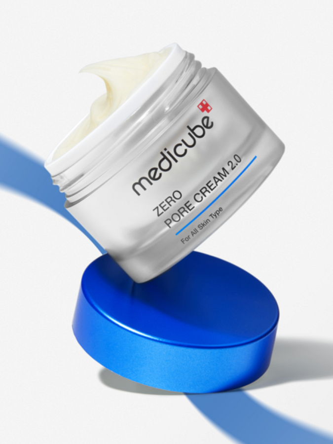 Увлажняющий крем для сужения пор с гиалуроновой кислотой Medicube Zero Pore Cream 2.0