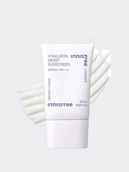 Солнцезащитный крем с гиалуроновой кислотой innisfree Hyaluron Moist Sunscreen SPF50+ PA++++