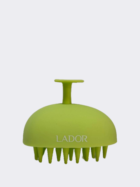 Массажная щётка для головы в форме сердца La’dor Scalp Heart Shampoo Brush Green Массажная щётка для головы в форме сердца La’dor Scalp Heart Shampoo Brush Green