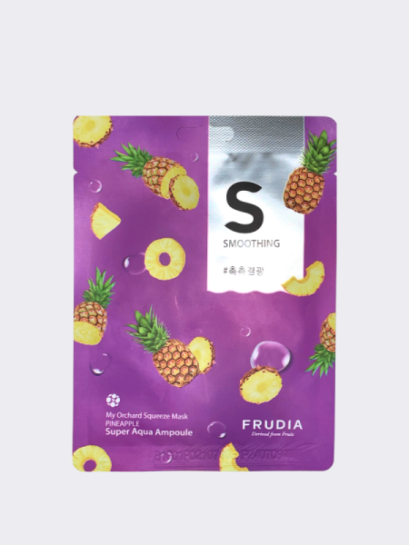 Смягчающая тканевая маска для лица с ананасом FRUDIA My Orchard Squeeze Mask Pineapple Смягчающая тканевая маска для лица с ананасом FRUDIA My Orchard Squeeze Mask Pineapple