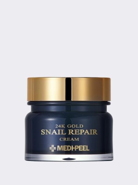 Разглаживающий премиум крем с муцином улитки и золотом MEDI-PEEL 24K Gold Snail Repair Cream Разглаживающий премиум крем с муцином улитки и золотом MEDI-PEEL 24K Gold Snail Repair Cream