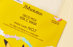 Освежающая тканевая маска для сияния кожи с витамином С JMSolution Deco Pick Vita C Mask
