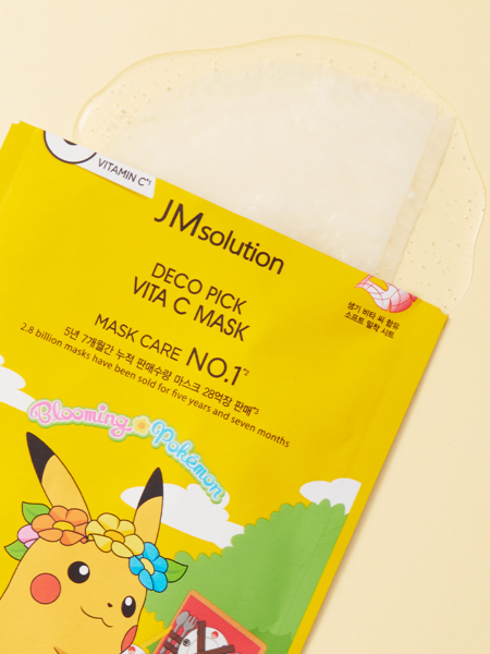 Освежающая тканевая маска для сияния кожи с витамином С JMSolution Deco Pick Vita C Mask Освежающая тканевая маска для сияния кожи с витамином С JMSolution Deco Pick Vita C Mask