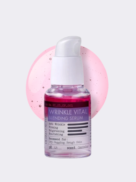 Двухфазная разглаживающая сыворотка с коллагеном Derma Factory Wrinkle Vital Blending Serum