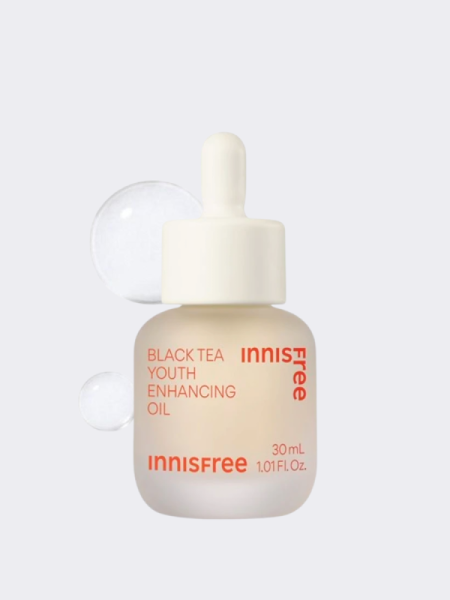 Укрепляющее масло для лица с экстрактом черного чая innisfree Black Tea Youth Enhancing Oil